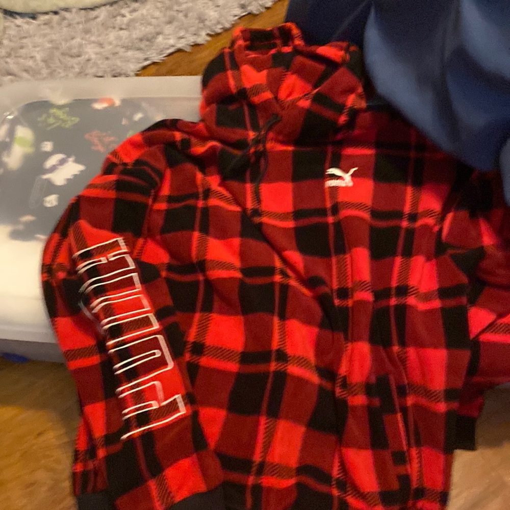 Plaid hoodie